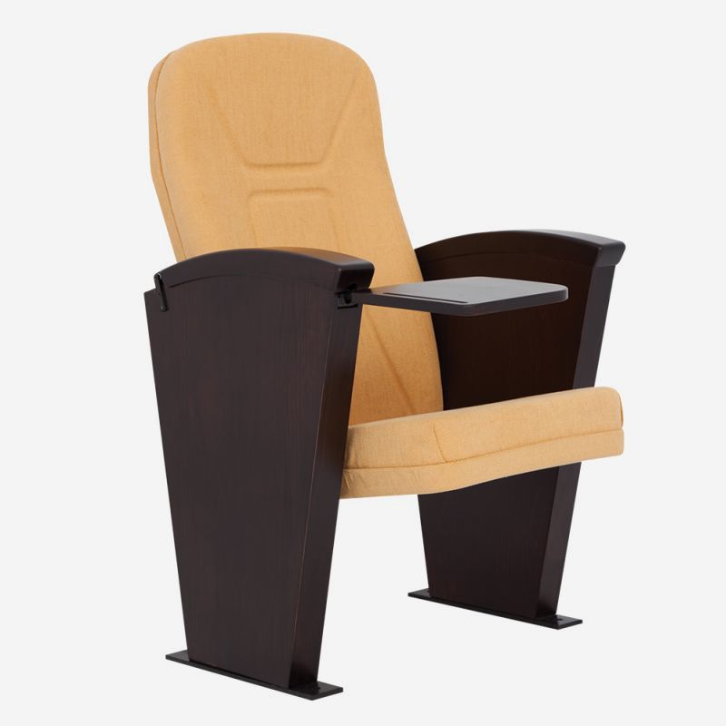 Martin Wooden Frame Auditorium Seat With Writing Pad
