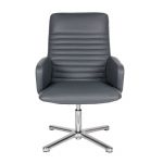 Vento Reception and Guest Chair with Aluminum Leg