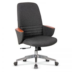 POL - Meeting and Work Chair With Aluminum Leg