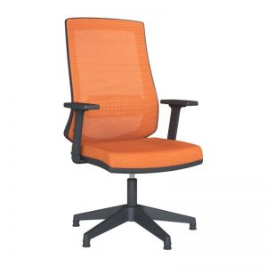 SUNSET - Mesh Office Guest Chair with Adjustable Arm