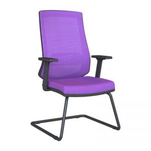 SUNSET - Comfortable Mesh Back Guest Chair With "U" Leg