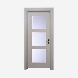 Interior Door 3-Lite Frosted Glass - Model 28