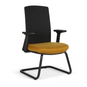 META - Cantilever Base Guest Chair With Adjustable Arm