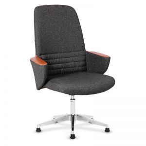 POL - Office Visitor Chair with Aluminum Leg