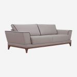 PENTA Triple Guest and Reception Sofa with Wooden Legs