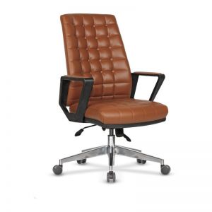 VIVA PLUS - Meeting and Conference Armchair With Chrome Leg