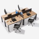 4 Person Office Workstation - Lego