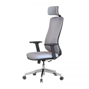 PONY - Mesh Manager Chair with Chrome Leg and Adjustable Arm