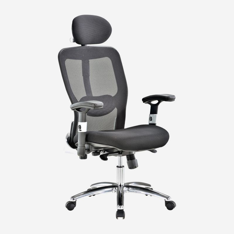 Omega Executive Chair with Adjustable Arms and Headrest