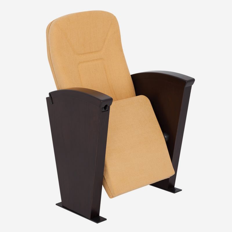Martin Wooden Frame Auditorium Seat With Writing Pad
