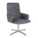 Vento Reception and Guest Chair with Aluminum Leg