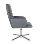 Vento Reception and Guest Chair with Aluminum Leg