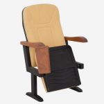 Martin MS500AT Open Armrests Auditorium Chair With Writing Pad