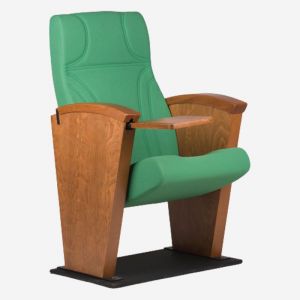 NAZ131 Wooden Frame Lecture Hall Chair With Writing Pad