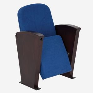 Rom Wooden Frame Auditorium Seat With Writing Pad