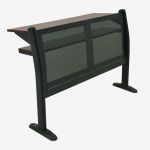 Lüks fixed table dual front school desk and amp chair