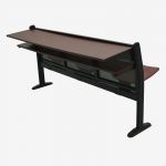 Lüks fixed table triple middle school desk and amp chair