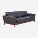 Triple Guest and Reception Sofa with Wooden Legs PENTA