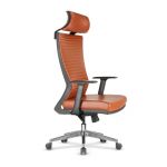 Manager Office Chair Tiffany With Aluminum Leg and Synchron Mechanism