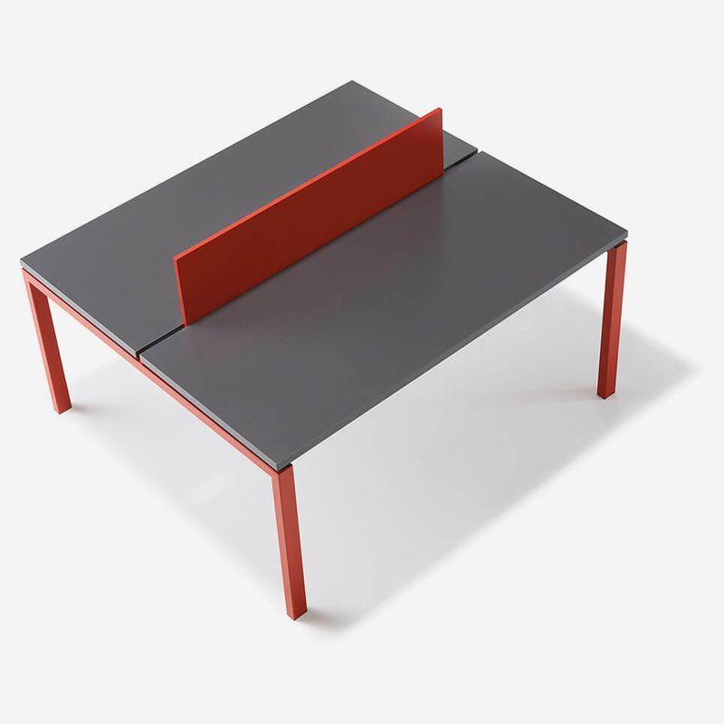 2 Person Office Workstation - Steel